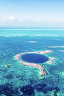 Atoll Gallery: Aerial of the Blue Hole