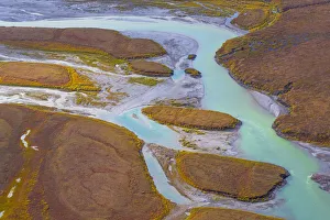 Aerial of Ivishak River, Brooks Range, Arctic National Wildlife Refuge, Alaska, USA Aerial of Ivishak River, Brooks Range, Arctic National Wildlife Refuge, Alaska, USA