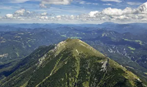 Aerial view, Alpine landscape, Otscher, Lower Austria, Austria Aerial view, Alpine landscape, Otscher, Lower Austria, Austria