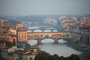 <b class=qtipBold><figcaption>Aerial view of Florence bridges</figcaption></b><br><em>© Copyright_2012_D.A.WAGNER</em> Aerial view of Florence bridges
