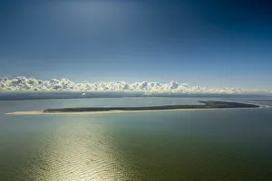 Aerial view, Langeoog, island in the North Sea, East Frisian Islands, Lower Saxony Aerial view, Langeoog, island in the North Sea, East Frisian Islands, Lower Saxony