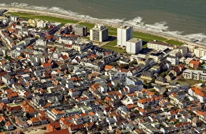 Aerial view, Norderney, island in the North Sea, East Frisian Islands, Lower Saxony Aerial view, Norderney, island in the North Sea, East Frisian Islands, Lower Saxony