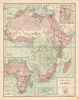 Africa map 1881