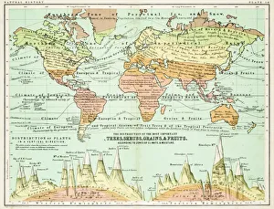 Agricultural Map of the world 1861 Agricultural Map of the world 1861