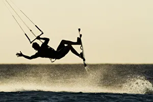 Related Images Gallery: Airborne Kitesurfer, Bonaire