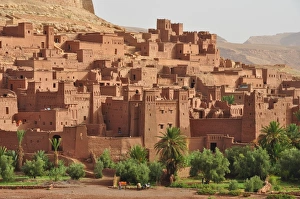 Ait Benhaddou Kasbah in morning light, Morocco Ait Benhaddou Kasbah in morning light, Morocco