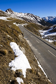 Albula pass road, Engadin, Canton of Graubunden, Switzerland Albula pass road, Engadin, Canton of Graubunden, Switzerland