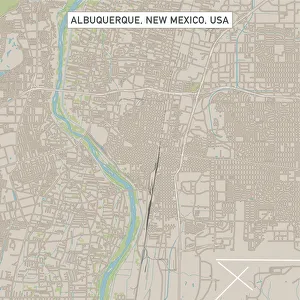 Albuquerque New Mexico US City Street Map Albuquerque New Mexico US City Street Map