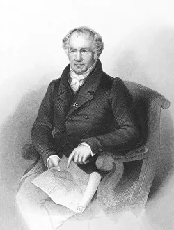 Alexander von Humboldt (1769-1859) on engraving from the 1800s Alexander von Humboldt (1769-1859) on engraving from the 1800s