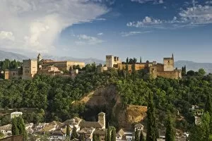 Granada Spain Gallery: Alhambra fortress complex, Granada, Andalusia, Spain, Europe
