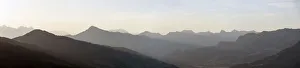 Alpine panorama, Brixental Valley, Kitzbuheler Horn Mountain at sunrise, Alps, Brixen Alpine panorama, Brixental Valley, Kitzbuheler Horn Mountain at sunrise, Alps, Brixen