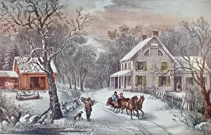 Country Gallery: American Homestead Winter