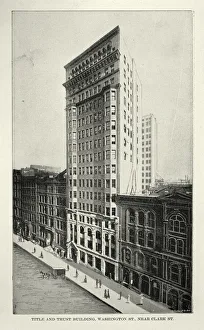 American Victorian architecture, Title and Trust building chicago, 19th Century American Victorian architecture, Title and Trust building chicago, 19th Century