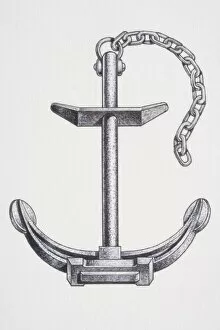 Images Dated 19th July 2006: Anchor and chain