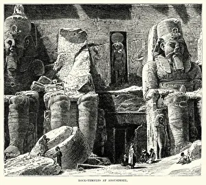 Ancient Egypt - Rock Temples at Abu Simbel Ancient Egypt - Rock Temples at Abu Simbel