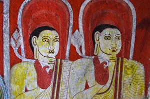 Ancient frescoes on Buddhism at Mediliya Viharaya Ancient frescoes on Buddhism at Mediliya Viharaya