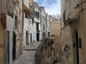 Ancient Street In The Old Town Of Matera (Sassi di Matera), Basilicata, Southern Italy Ancient Street In The Old Town Of Matera (Sassi di Matera), Basilicata, Southern Italy