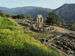 Delphi Gallery: Ancient Temple of Athena Pronea, Delphi, Greece