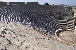 Ancient Theatre at Hierapolis, Pamukkale, Turkey Ancient Theatre at Hierapolis, Pamukkale, Turkey
