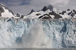 Antarctica, South Georgia Island, iceberg calved from Twitcher Glacier Antarctica, South Georgia Island, iceberg calved from Twitcher Glacier
