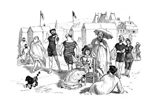 Antique illustration by Randolph Caldecott: FIND ON THE SEA Antique illustration by Randolph Caldecott: FIND ON THE SEA