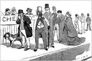 Antique illustration by Randolph Caldecott: Smell Antique illustration by Randolph Caldecott: Smell