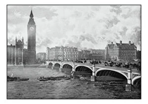 Antique London's photographs: Westminster Bridge