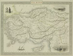 Ornamental Collection: Antique map of Asia Minor
