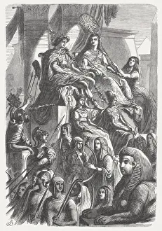 Antony and Cleopatra as Osiris and Isis, published in 1864 Antony and Cleopatra as Osiris and Isis, published in 1864