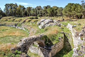 Archaeological site in Syracuse, Sicily Archaeological site in Syracuse, Sicily