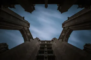 Prints of This is a shot from my recent photo shoot atop the Tribune Tower. Not only does this place offer spectacular views, but the architectural details of the Veranda are spectacular Architecture Prints: Tribune Tower Crown Veranda Print - Architectural Details