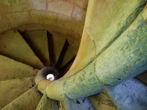 Prints of Escalera de caracol en el monasterio cisterciense de Santa Maria de Rioseco. Spiral staircase in the Cistercian Monastery of Santa Maria de Rioseco Architecture Prints: Fibonacci Escalera de caracol Print