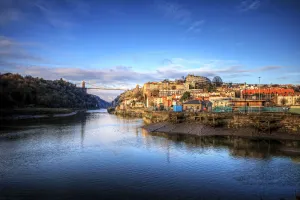 Winter Light on Clifton Suspension Bridge Print