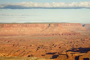 Images Dated 15th April 2006: arid, beauty in nature, butte, canyon, canyonlands national park, clear sky, cloud