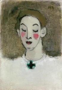 Prints of Nurse I (Kaija Lahtinen), 1943. Creator: Helene Schjerfbeck. (Photo by Heritage Art/Heritage Images via Getty Images) Modern Art Piece Prints: Helene Schjerfbeck's 'Nurse I' Print, 1943