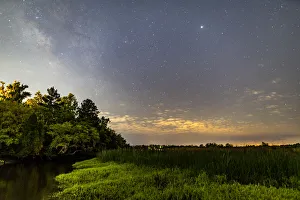 <b class=qtipBold><figcaption>Ashley River Milky Way</figcaption></b><br>The Ashley River located in North Charleston, South Carolina with the milky way.<br><em>© Robert Loe</em> Ashley River Milky Way