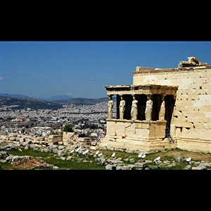 <b class=qtipBold><figcaption>Athens from Akropolis</figcaption></b><br>Akropolis hill, Athens, Greece. Athens from Akropolis