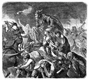 Despair Gallery: Attila in the battle on the fields Catalaunian