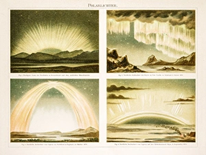 <b class=qtipBold><figcaption>Auroras Chromolithograph 1896</figcaption></b><br>Auroras Polar Lights Chromolithograph<br><em>© Roberto A Sanchez</em> Auroras Chromolithograph 1896