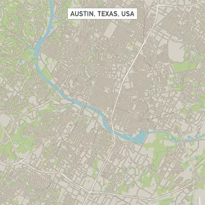 Austin Texas US City Street Map Austin Texas US City Street Map