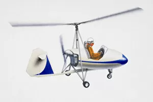 Autogyro, flying with pilot