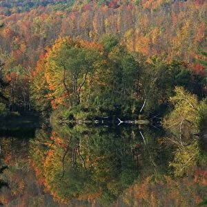 Autumn, Day, Lake, Multicolored, Nature, New Hampshire, Nobody, Peacefulness, Quiet