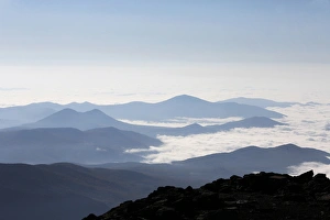 Autumn fog in the White Mountains, New Hampshire, USA Autumn fog in the White Mountains, New Hampshire, USA