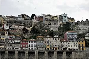 Images Dated 5th March 2011: Balconies from the old buildings in Oporto