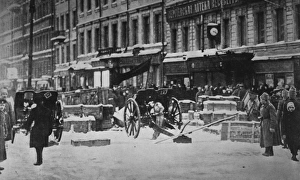 Russian Revolution (1917-1922) Gallery: Barricade