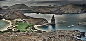 Bartolome and Santiago Islands in Galapagos Bartolome and Santiago Islands in Galapagos
