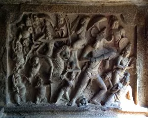 Bas relief of Varaha Cave Temple