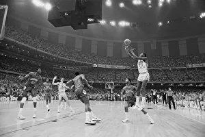 Michael Jordans Winning Shot NCAA Finals Print 1982