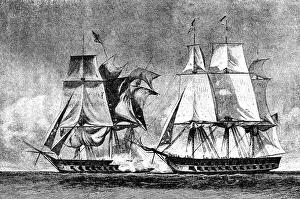 Battle Between The HMS Macedonian And USS United States In 1812 Battle Between The HMS Macedonian And USS United States In 1812