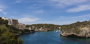 Bay and harbour of Cala Figuera, Santanyi Region, Mallorca, Majorca, Balearic Islands, Mediterranean Sea, Spain, Europe Bay and harbour of Cala Figuera, Santanyi Region, Mallorca, Majorca, Balearic Islands, Mediterranean Sea, Spain, Europe